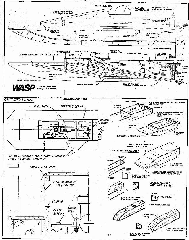 RC Boat Plans PDF
