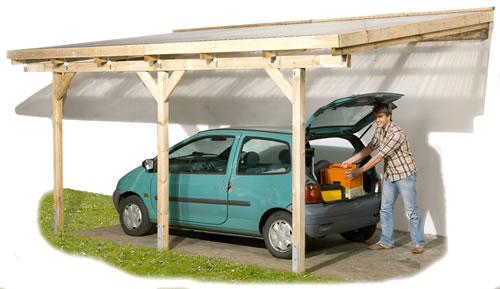 Carport Attached to House