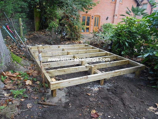 Tifany Blog This Week How to build a shed floor on uneven