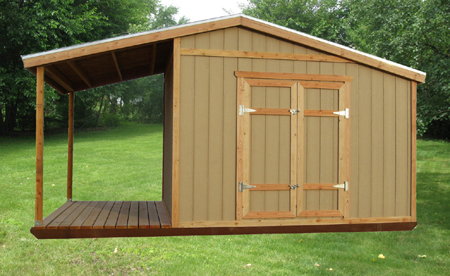 Shed Plans |Shed With Porch Plans by 8'x10'x12'x14'x16'x18'x20 ...
