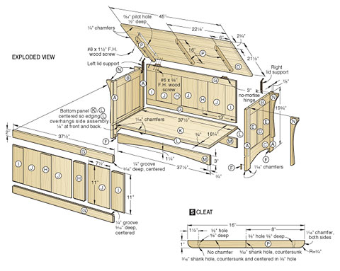 free building plans for toy chest