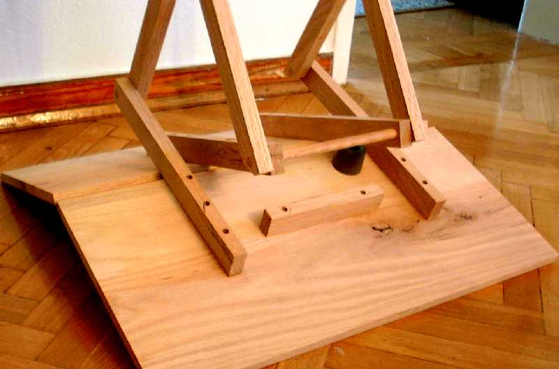 Context Building a folding table legs ~ chair table