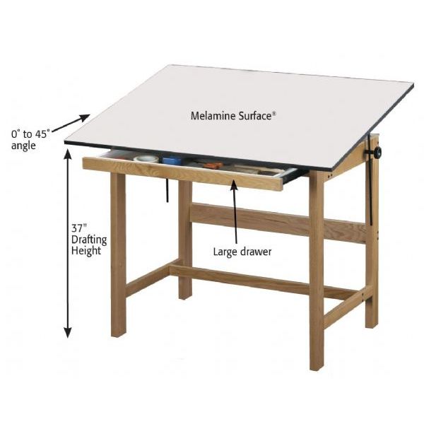 Wooden Drafting Table Plans