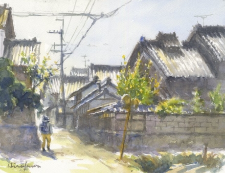 歴史的集落の街角(奈良）：F6