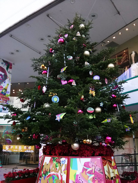 パルコ前のクリスマスツリー
