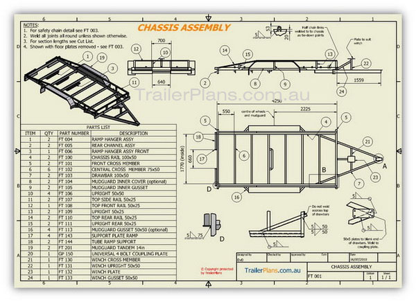 Diy Trailer Plans How To and DIY Building Plans Online ...