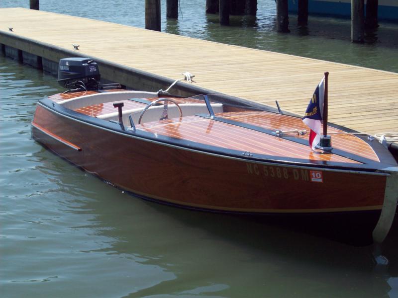 wooden runabout