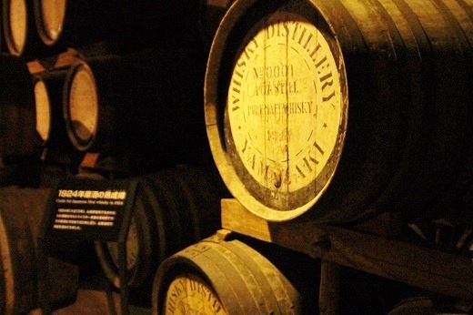 １９２４年原酒の熟成樽
