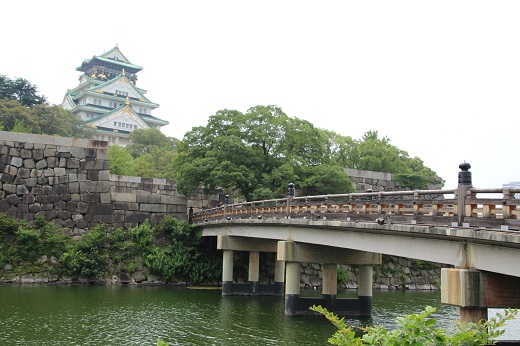 極楽橋からの大阪城
