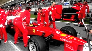 F1 2012 キャリア「ヤングドライバーテスト」1日目