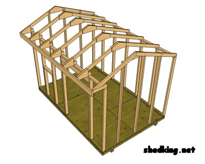 pent roof shed plans how to build diy by